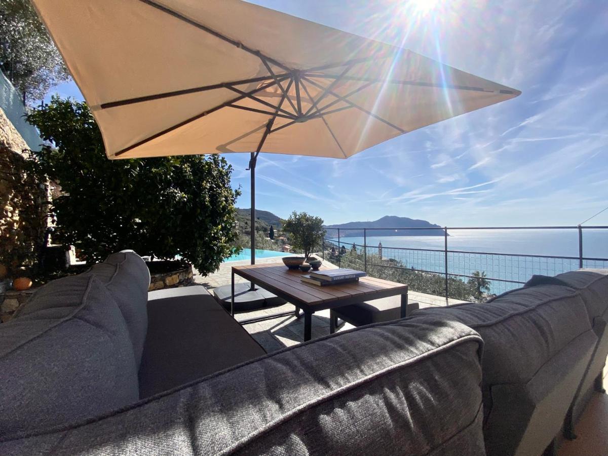 Casaviva - Ampio Trilocale Vista Mare Con Piscina - Pieve Alta Apartment Pieve Ligure Exterior foto